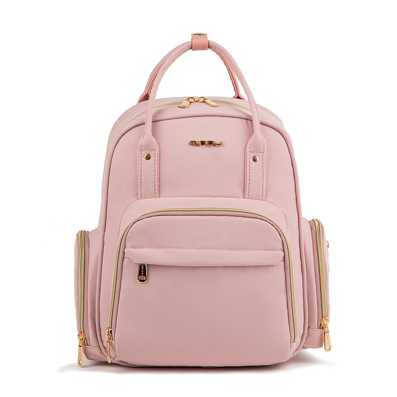 新款妈咪包时尚双肩多功能防水母婴包小号外出ins轻便背包外出