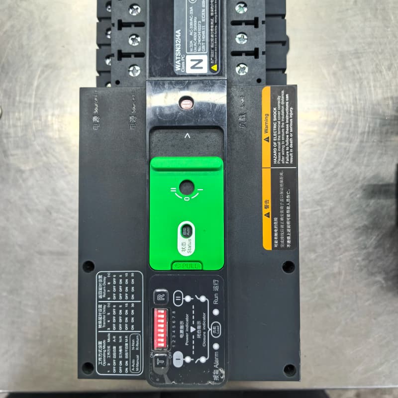 施耐德双电源自动转换开关WATSN32/4A,工程剩余拆机品--议价商品