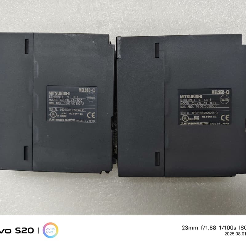 三菱以太网模块QJ71E71-100，原装正品，功能包。实物--议价商品