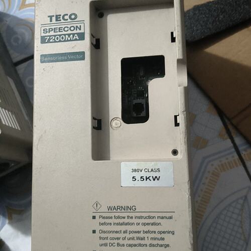 东元TECO变频器7200MA，型号JNTMBGBB7R50--议价商品