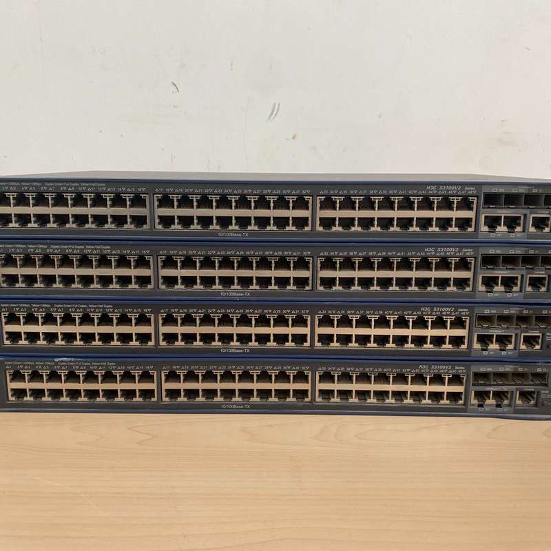 H3Cs3100V2-52TP华三交换机,48口百兆+2口千--议价商品