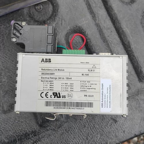 ABB， RLM01模块，3BDZ000398R1，ML16--议价商品