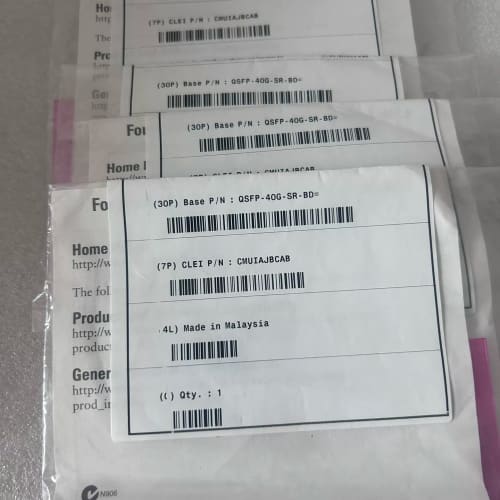 全新思科QSFP-40G-SR-BD光模块,原装正品,马来西--议价商品