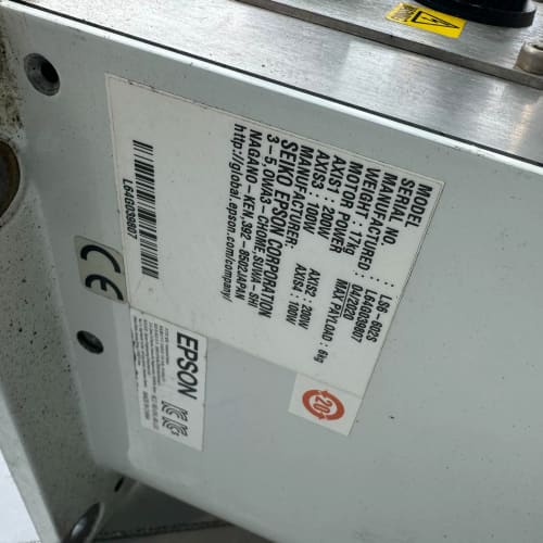 爱普生机器人LS6-602S,2轴卡死,不能动,别的时候都没--议价商