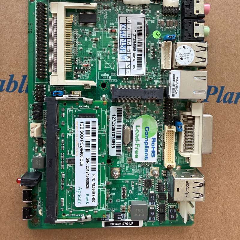 捷波 NF33H-270-LF 工控一体机主板，成色新靓，原--议价商品