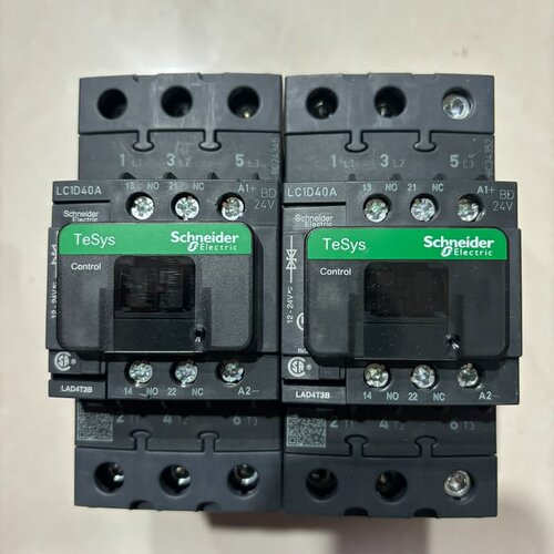 施耐德LC1D40ABD接触器，线圈DC24V，95新的，，--议价商品