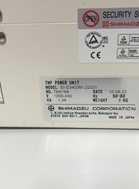 议价--岛津SHIMADZU分子泵控制器 EI-D3403M(220