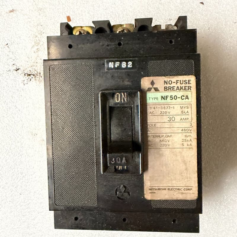 三菱NF50-CA空气开关，3P+30A，AC220V，日本--议价商品