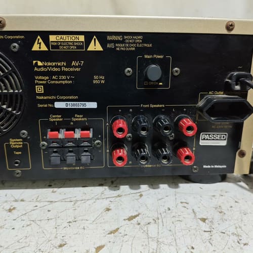 日本中道AV-7发烧家庭影院功放--议价商品