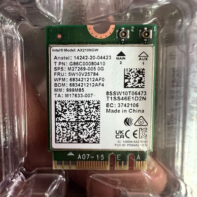 AX210NGW无线网卡，数量19个，单价60元一个包邮，C--议价商品