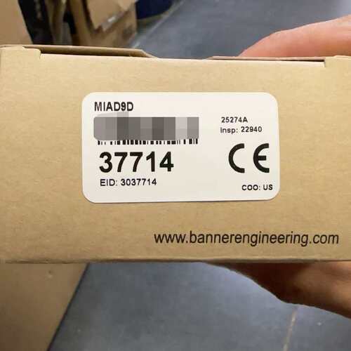 邦纳BANNER MIAD9D 订货号 37714 全新原装--议价商品