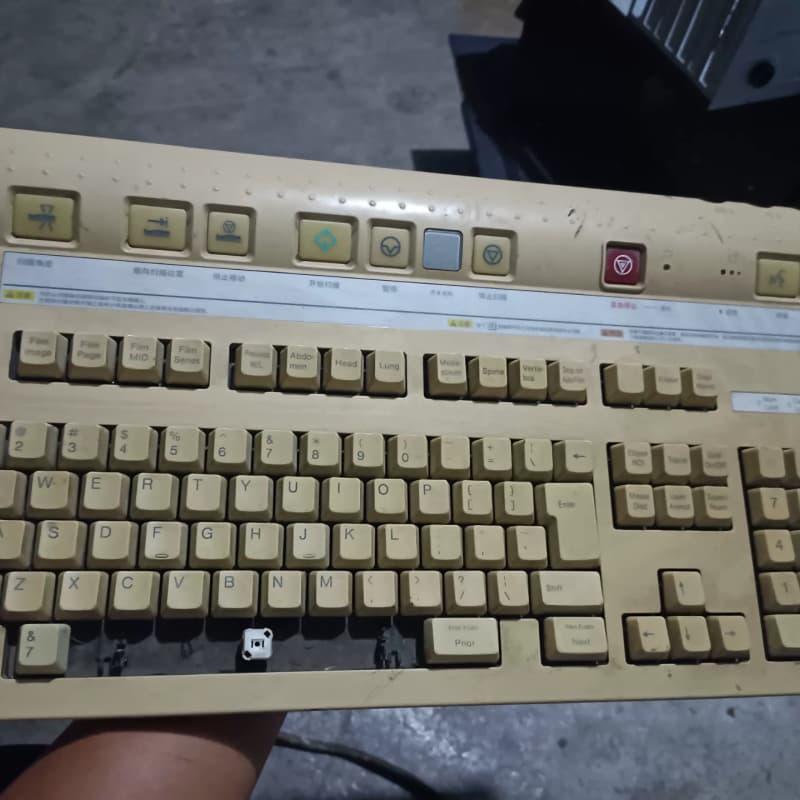 一台二手富士通CT曝光控制盒键盘。型号:VY02432s.成--议价商品