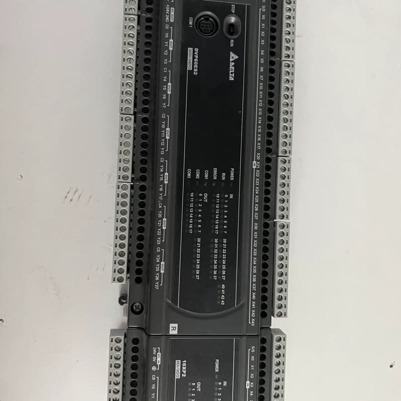 大家好，拆机二手台达PLC编程器DVP60ES2，功能正常哦--议价商品