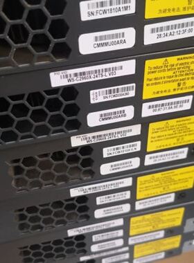 WS-C2960X-24TS-L，机房下架，低价处理，要带走--议价商品