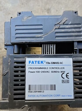 FATEK永宏PLC主板，型号FBS-32MAR2-AC，原--议价商品