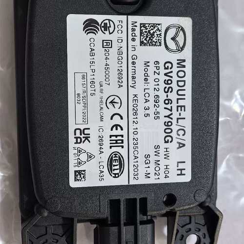 马自达原厂盲点模块，型号GV9S-67Y90G，LCA 3.--议价商品