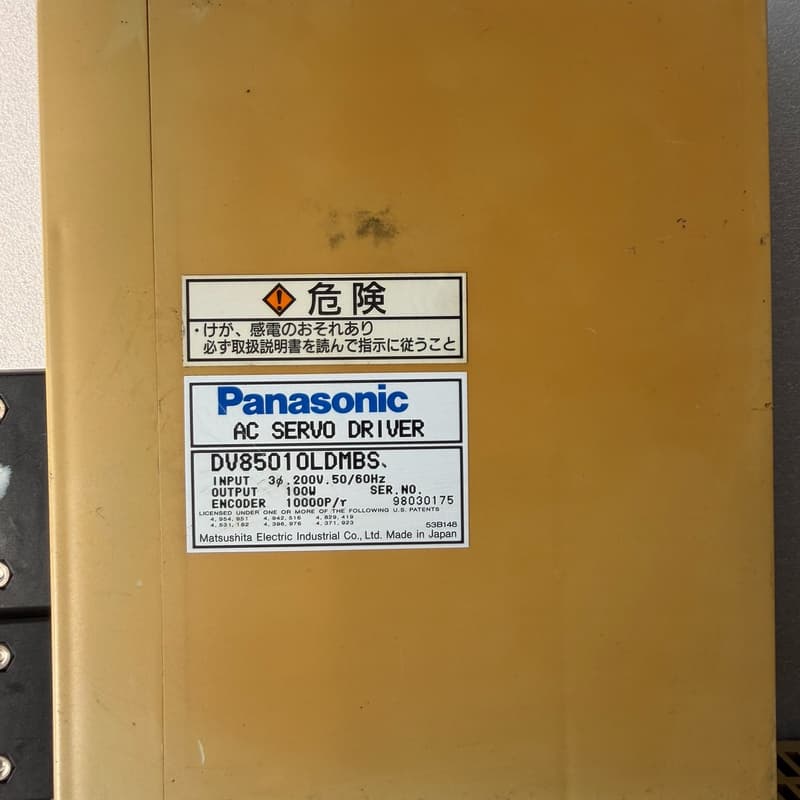 松下Panasonic伺服驱动器DV85010LDMBS,M--议价商品