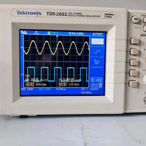 泰克TDS2022数字示波器，200MHz双通道，2GS/s--议价商品