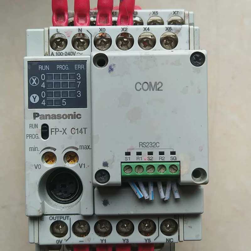 松下PLC控制器。FP-X C14T,带COM2模块--议价商品