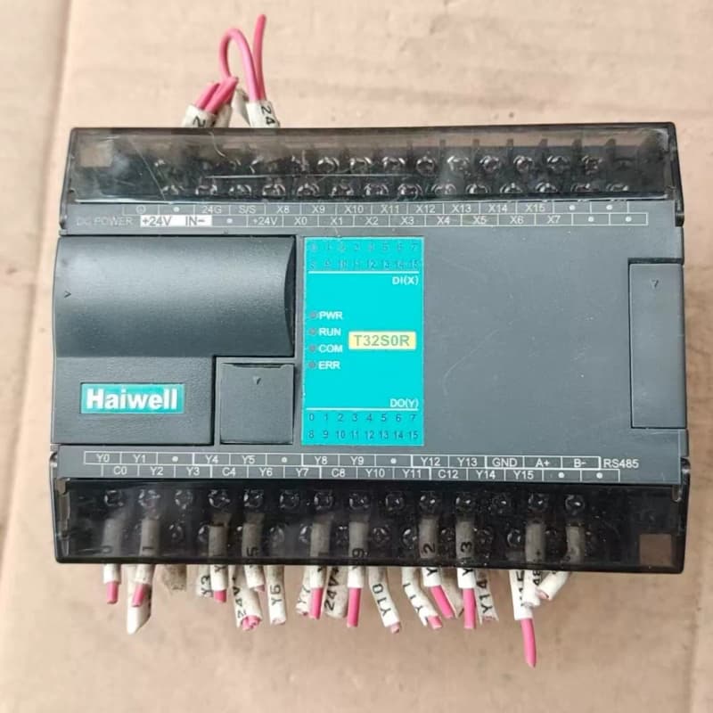 海为T32S0R PLC控制器 拆机件 功能正常 成色还可以--议价商品