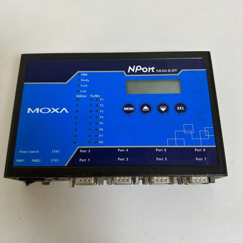 MOXA NPort 5650-8-DT,摩莎8口串口服务器--议价商品
