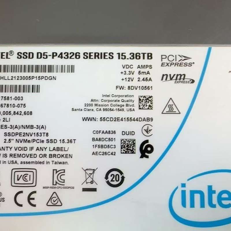 Intel D5-P4326 15.36TB企业级固态硬盘，--议价商品