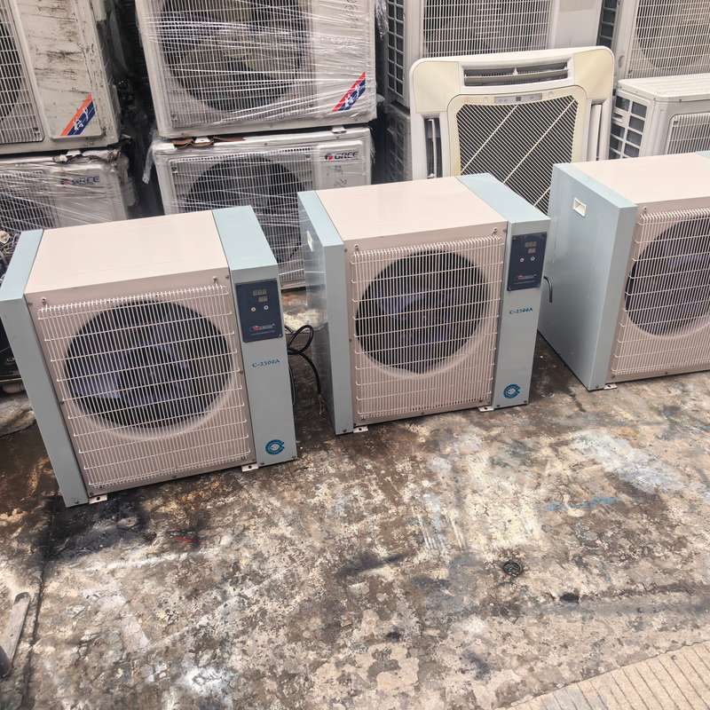 大量二手冷水机，1.5匹2匹3匹5匹，220V，R22冷媒，--议价商品