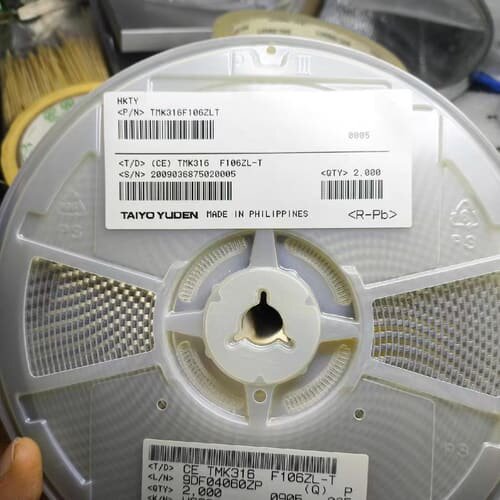 TMK316F106ZLT数量6盘，打包价900元包邮，C1--议价商品