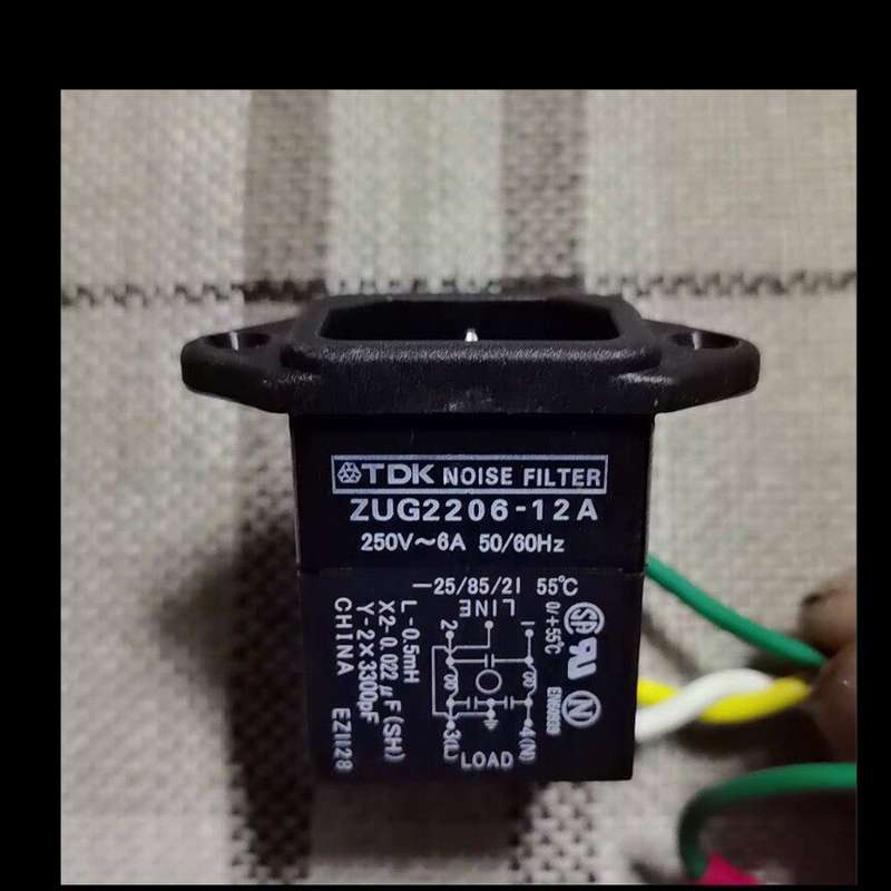 TDK电源插座滤波器ZUG2206-12A，250V~6A，--议价商品