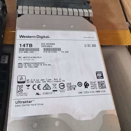 西部数据DC HC530 14TB企业级硬盘--议价商品
