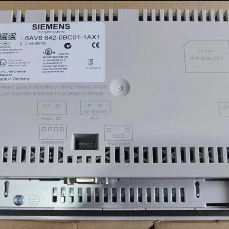 西门子触摸屏6AV6 642-0BC01-1AX1,几乎全新--议价商品
