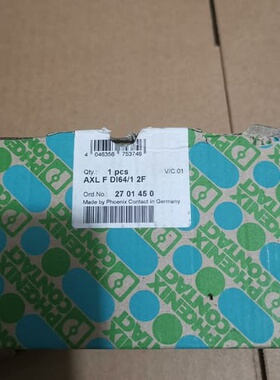 AXL F DI64/1 2F菲尼克斯模块，原装正品库存新的--议价商品