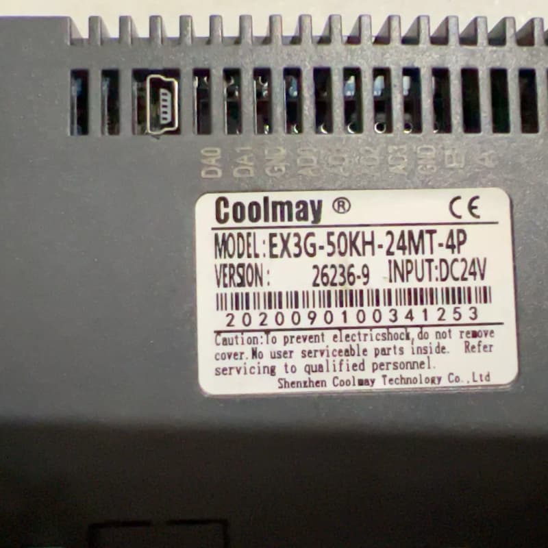 顾美4.3寸一体机,型号EX3G-50KH-24MT-4P--议价商品