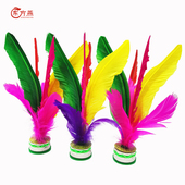 毽子儿童小学生幼儿园比赛专用花毽成人健身大白毽耐踢鸡毛毽毽球