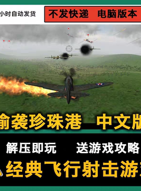 偷袭珍珠港中文版飞行射击游戏支持win系统电脑附攻略解压即玩