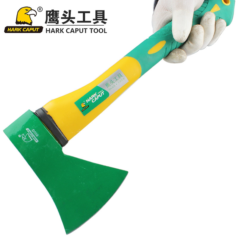 鹰头 斧头木工斧头开山野营采伐消防 TPR柄