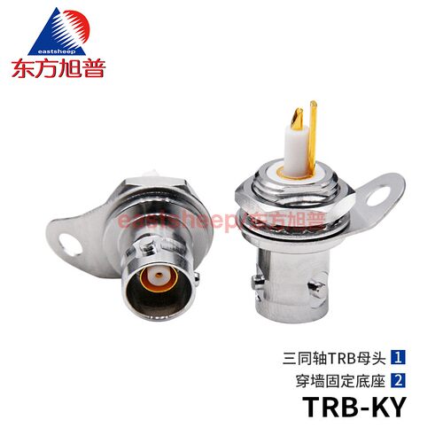 连接器三同轴BNC-KYTRB-KY穿墙