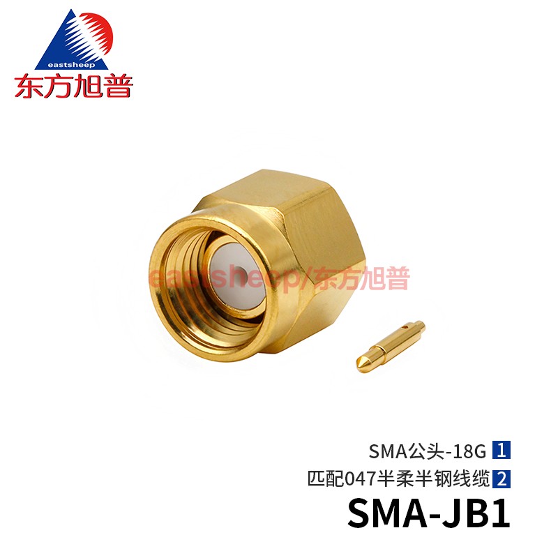 射频连接器SMA-JB1匹配047线18G