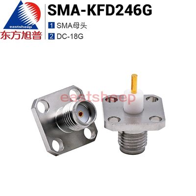 SMA-KFD246G微带连接器不锈钢