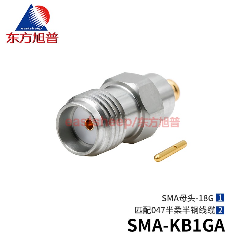 连接器SMA-KB1GA不锈钢SMA母18G