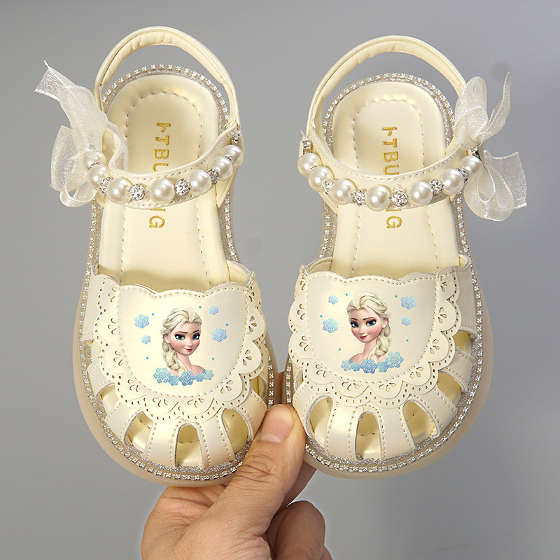 女童公主凉鞋真皮童鞋2026夏季新款女宝软底单鞋海边儿童包头鞋子,童鞋/婴儿鞋/亲子鞋,凉鞋,淘宝优惠券,粉丝福利购,淘宝优惠卷