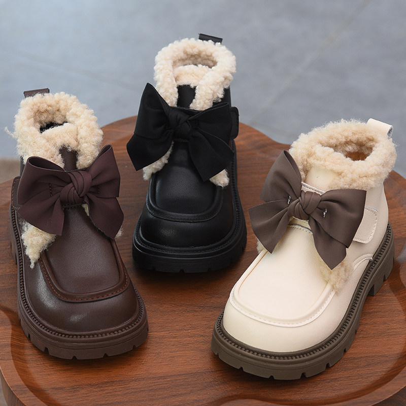 女童靴子冬季新款儿童雪地靴公主皮鞋防水棉鞋小女孩皮靴加厚冬鞋,童鞋/婴儿鞋/亲子鞋,皮靴,淘宝优惠券,粉丝福利购,淘宝优惠卷