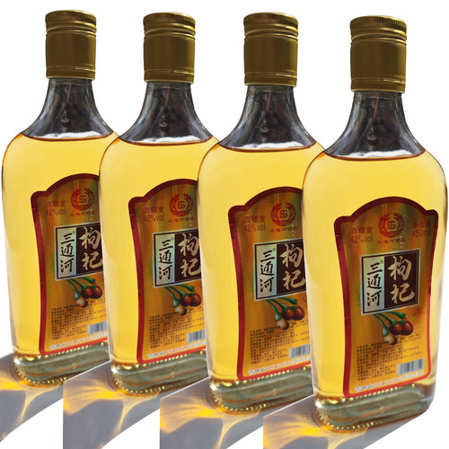 三通河42°枸杞酒450ml玻璃瓶