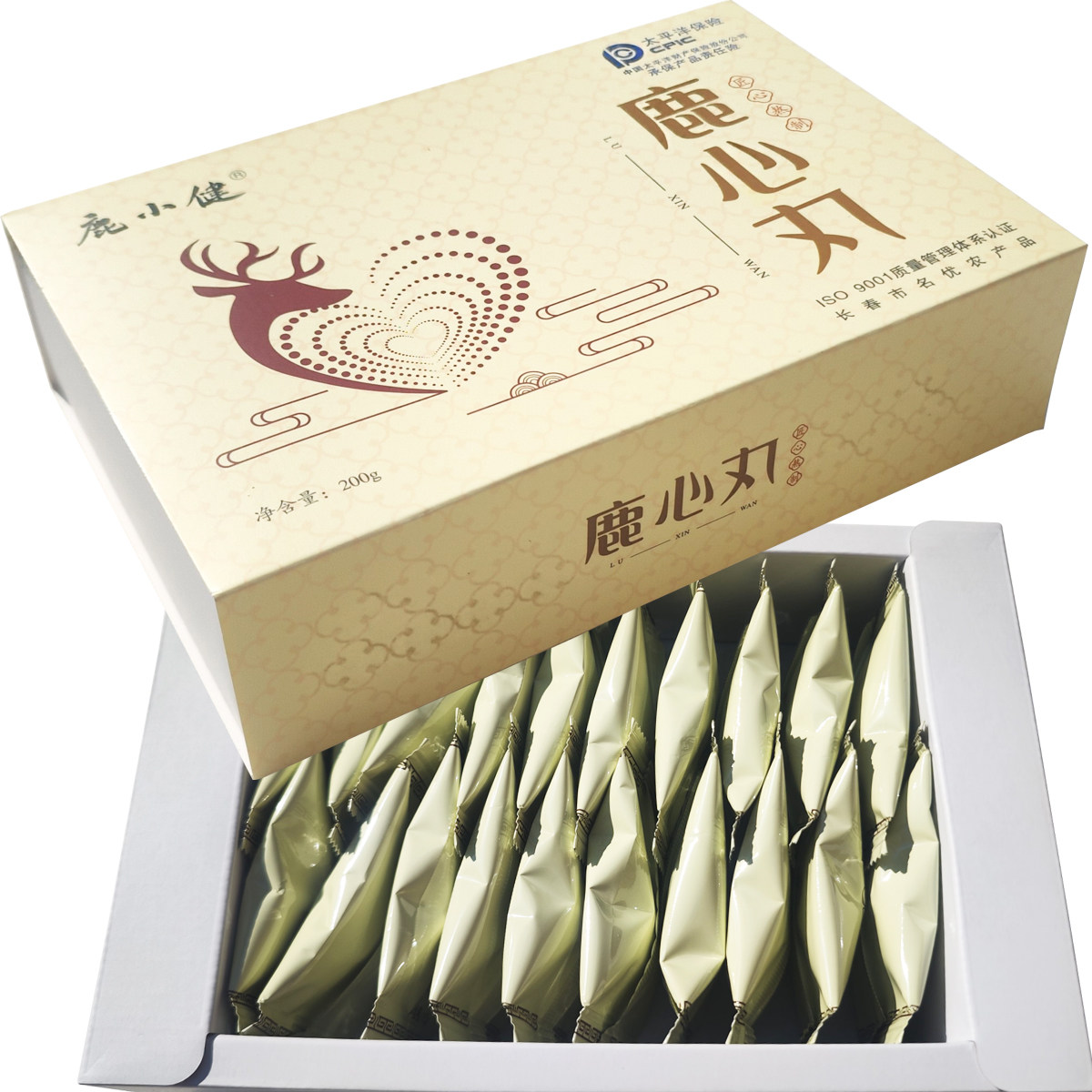 鹿小健鹿心丸10克/袋x20袋/盒长白山鹿制品吉林双阳特产馈赠礼品,传统滋补营养品,传统滋补品其他,淘宝优惠券,粉丝福利购,淘宝优惠卷