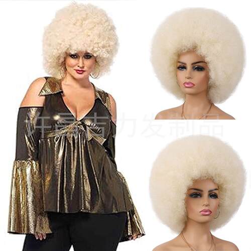 Afro Puff Wig非洲蓬松小卷假发 头套 35种颜色爆炸头假发