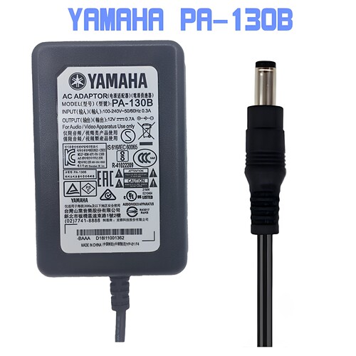 雅马哈PA-130B电源线12V0.7A