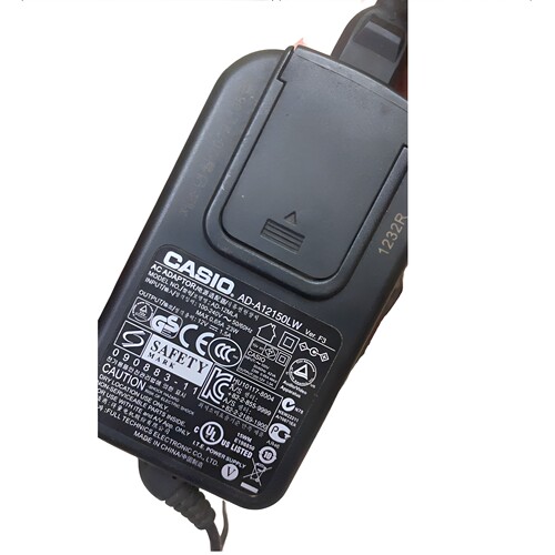 原装CASIO卡西欧AD-A12150LW电源线12V1.5A充电器新老款配件