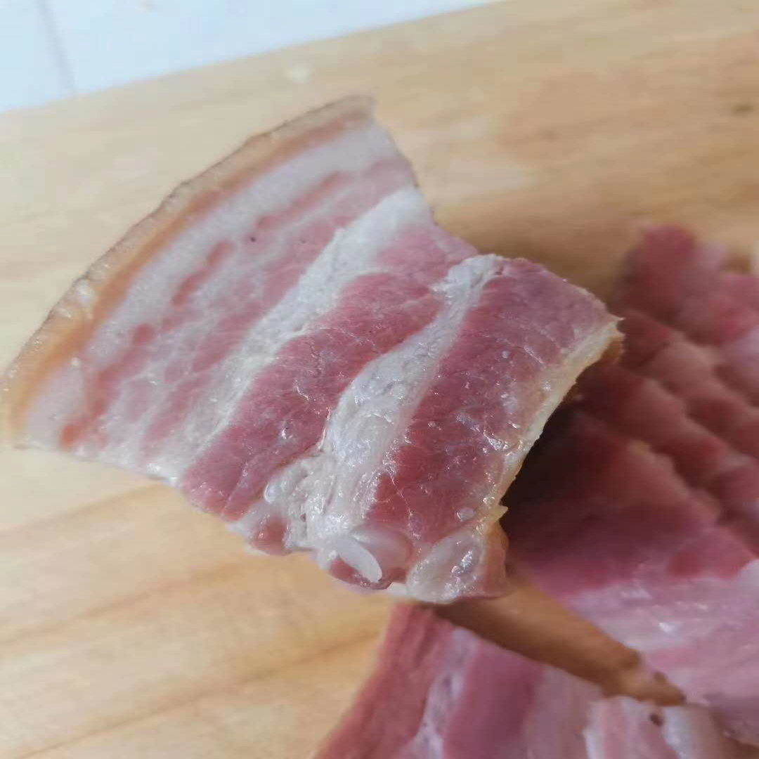 三线肉五花腊肉农家自制咸肉500克包邮云南施甸味道土猪风干腌肉