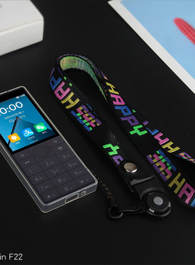 适用多亲Qin F22手机壳挂绳软套硅胶多亲3Ultra保护壳全包外壳Qin 3pro男女创意多亲F22pro保护套防摔多亲1S+