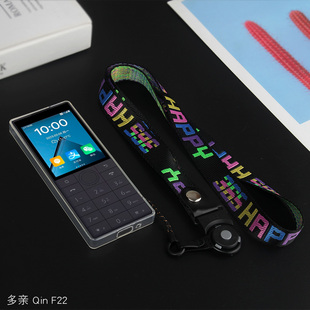3pro男女创意多亲F22pro保护套防摔多亲1S 适用多亲Qin F22手机壳挂绳软套硅胶多亲3Ultra保护壳全包外壳Qin